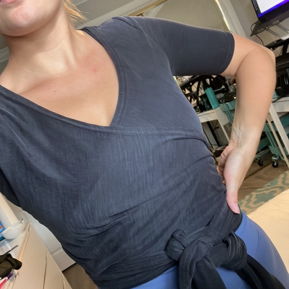 Free People Movement Wrap Top